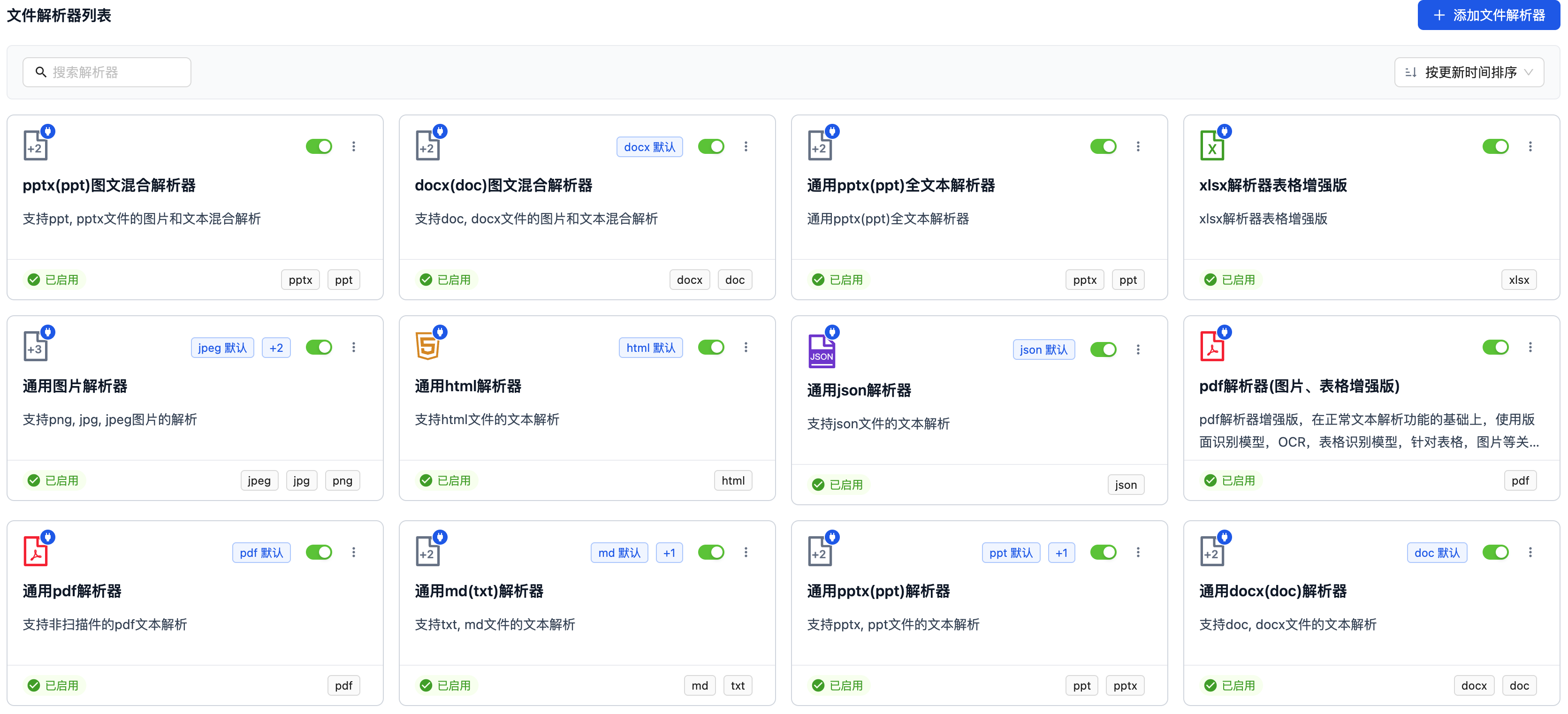 丰富的文件解析器